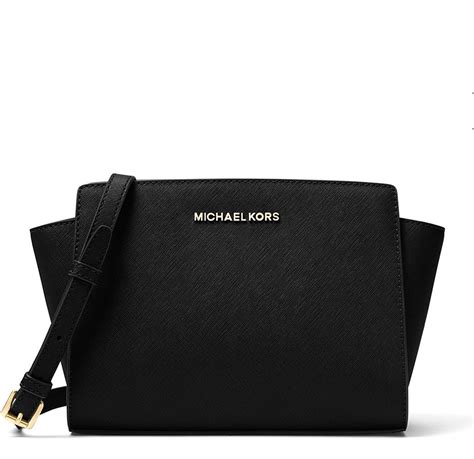 Michael Kors Selma Medium Saffiano Leather Messenger 